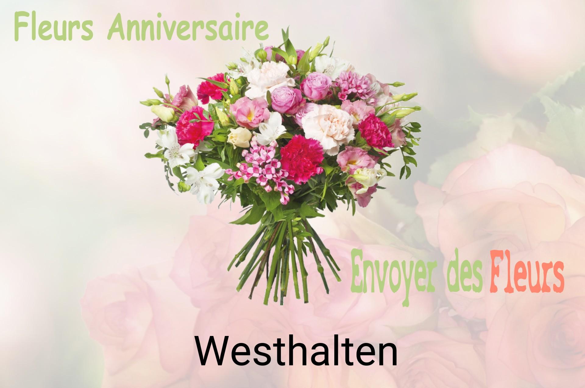 Bouquet de fleurs d’anniversaire livré à Westhalten